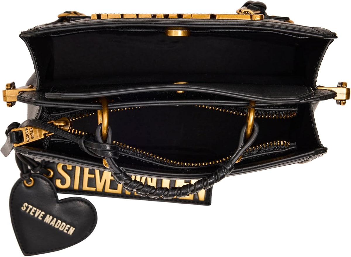 Womens EVELYN Logo Plaque Top Handle