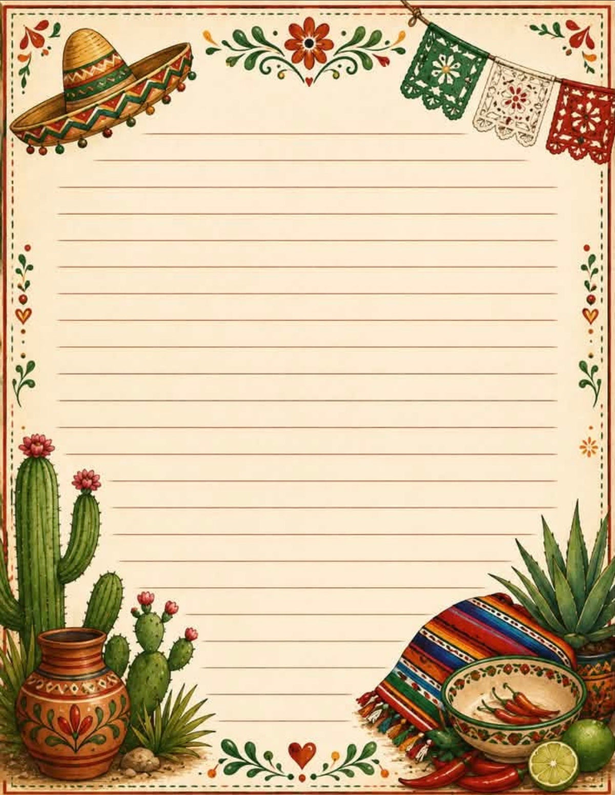 Cinco De Mayo Journal Pages Digital product