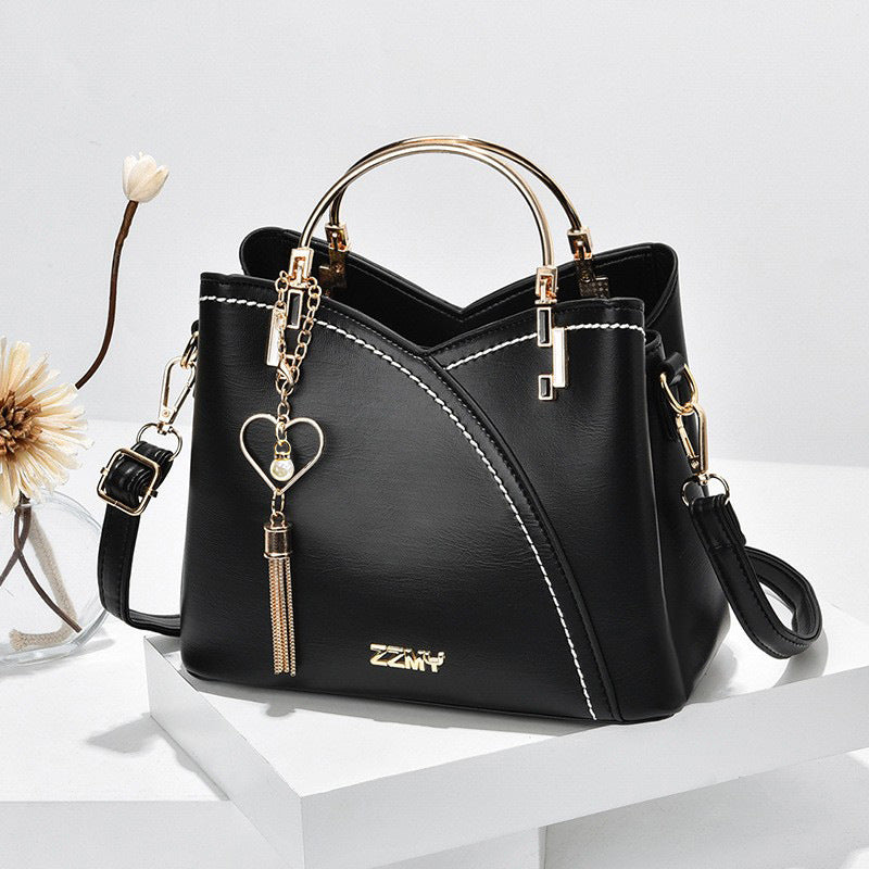 Trendy Handbag Korean Style Color Block Large Capacity