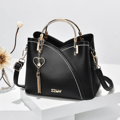 Trendy Handbag Korean Style Color Block Large Capacity