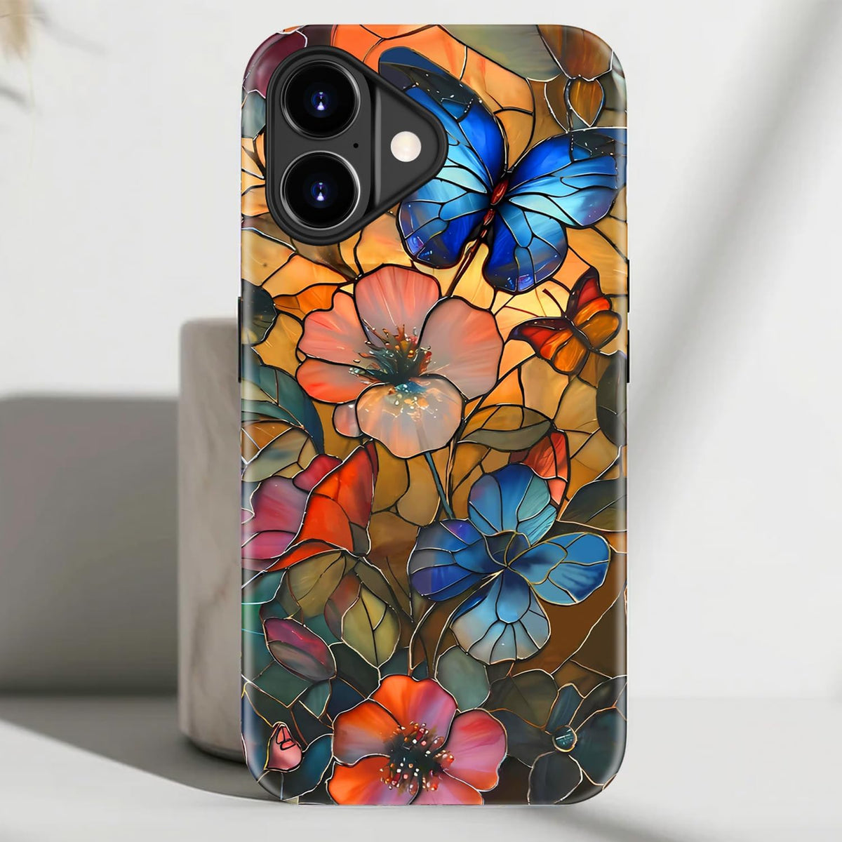 for Iphone 17 Case Cute, Preppy Trendy Floral Design