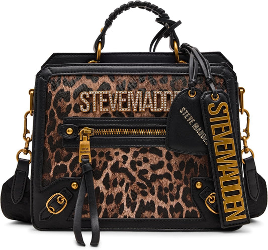 Womens  EVELYN Logo Plaque Top Handle