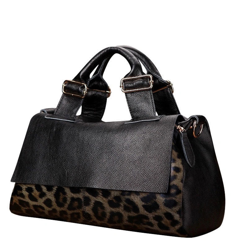 Chic Genuine Leather Large Capacity Handbag