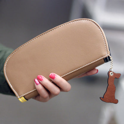 LY.SHARK Cartoon dog women purse bag designer wallets famous brand women wallet long money clip dollar price zipper coin pockets
