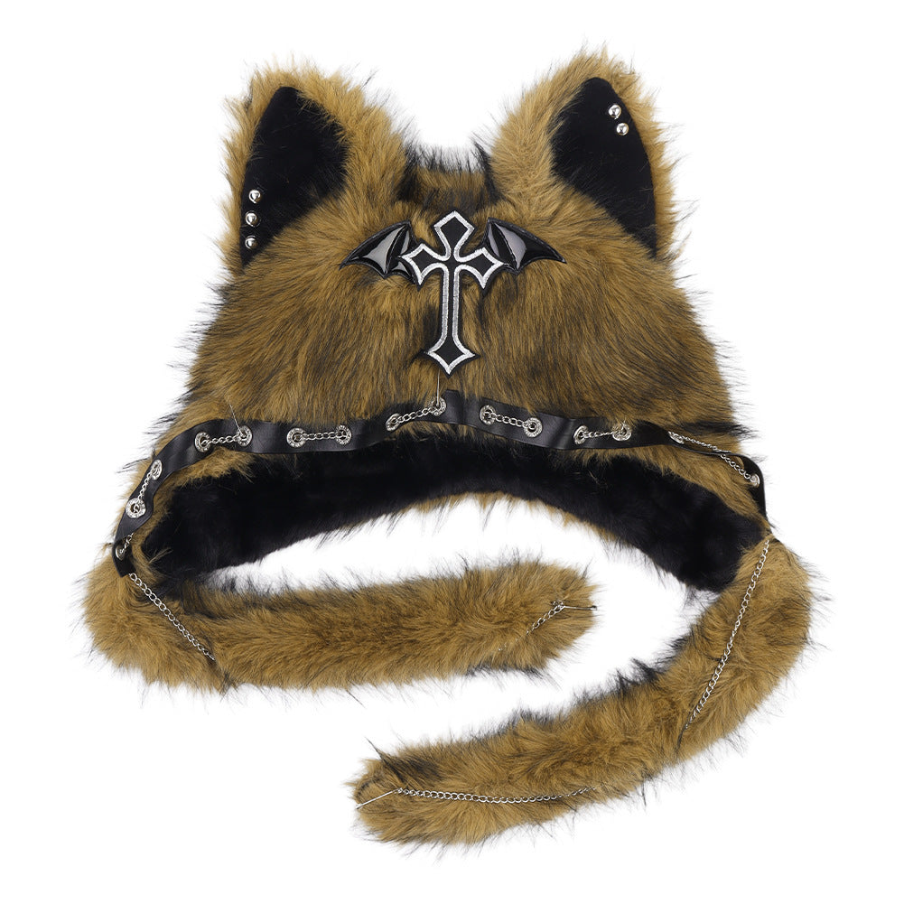 Subculture Cat Ear Hat Gothic Dark Aesthetic