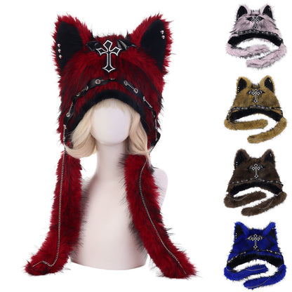 Subculture Cat Ear Hat Gothic Dark Aesthetic