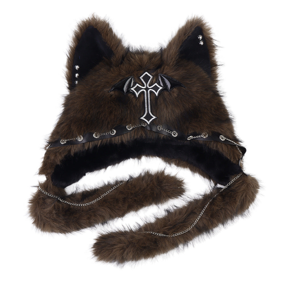 Subculture Cat Ear Hat Gothic Dark Aesthetic