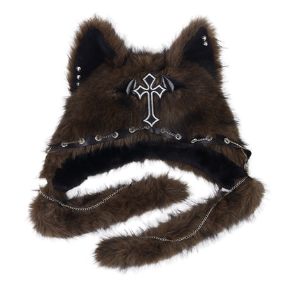 Subculture Cat Ear Hat Gothic Dark Aesthetic