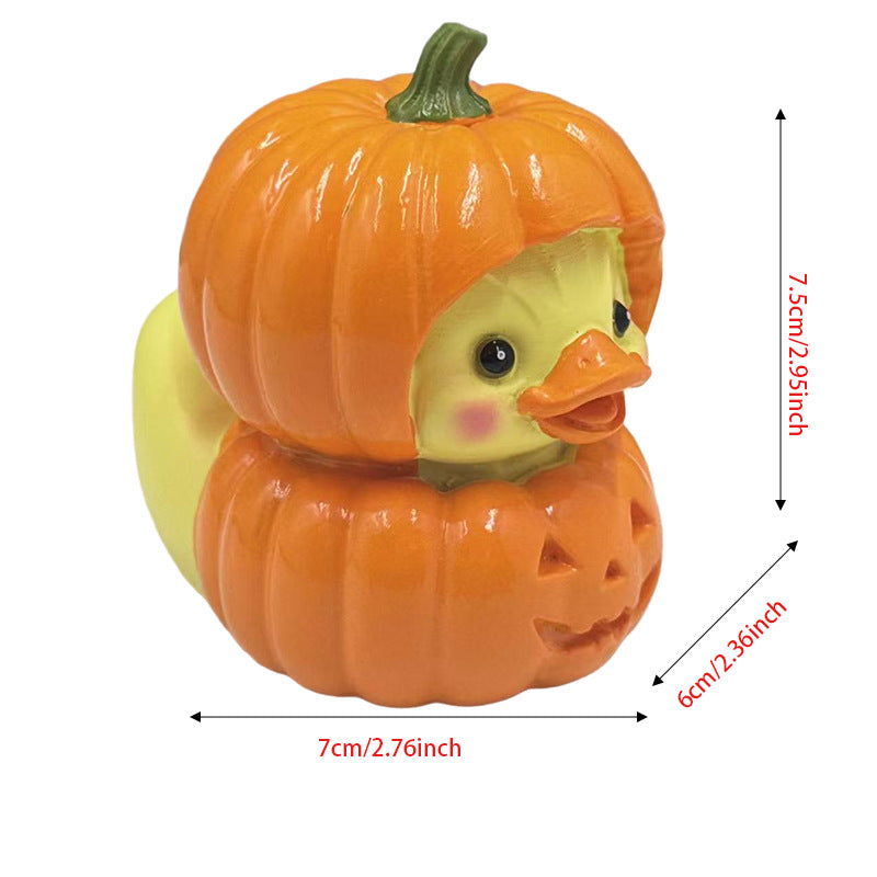 Halloween Creative Home Decor Cartoon Cute Desk Decoration Pumpkin Duck