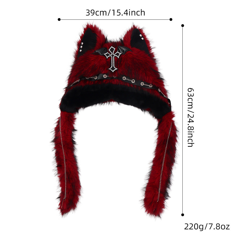 Subculture Cat Ear Hat Gothic Dark Aesthetic