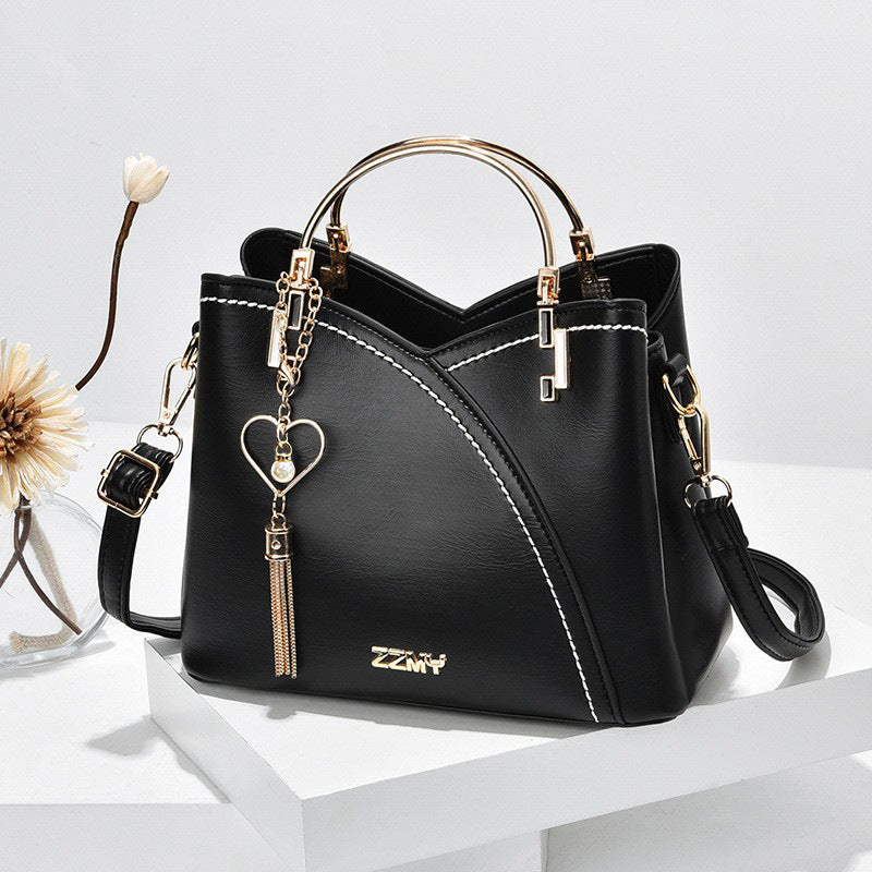 Trendy Handbag Korean Style Color Block Large Capacity