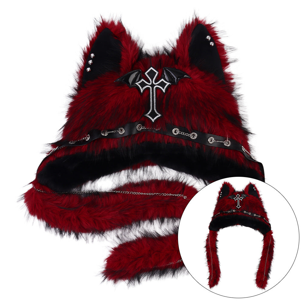 Subculture Cat Ear Hat Gothic Dark Aesthetic