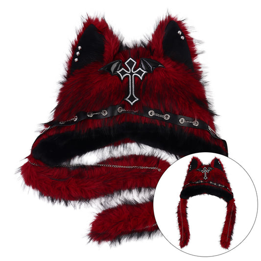 Subculture Cat Ear Hat Gothic Dark Aesthetic