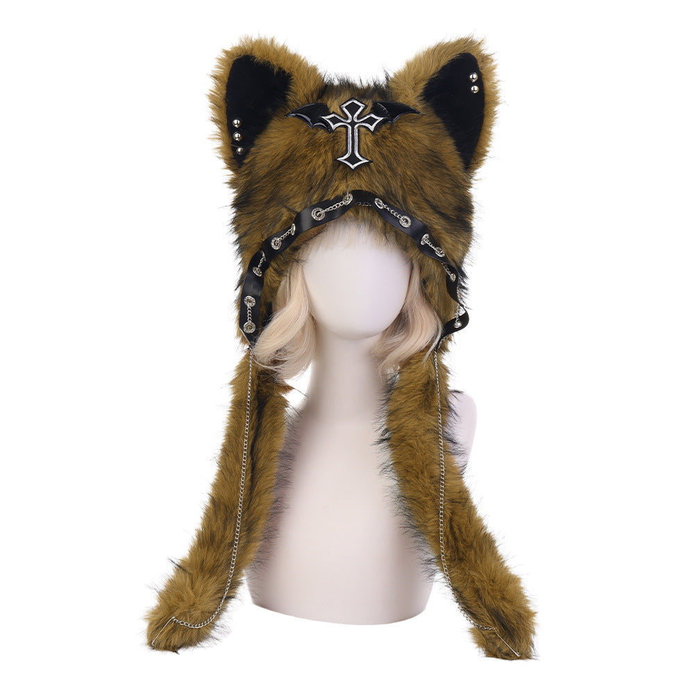 Subculture Cat Ear Hat Gothic Dark Aesthetic