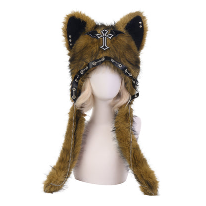 Subculture Cat Ear Hat Gothic Dark Aesthetic