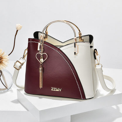 Trendy Handbag Korean Style Color Block Large Capacity