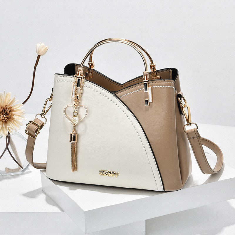 Trendy Handbag Korean Style Color Block Large Capacity