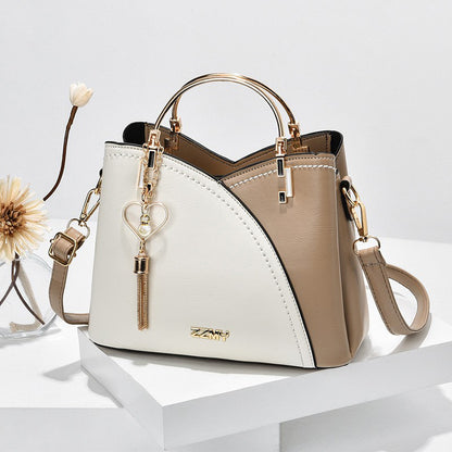 Trendy Handbag Korean Style Color Block Large Capacity