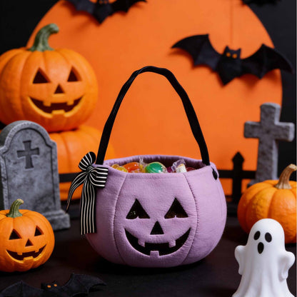 Halloween Handheld Bow Embroidered Candy Bag
