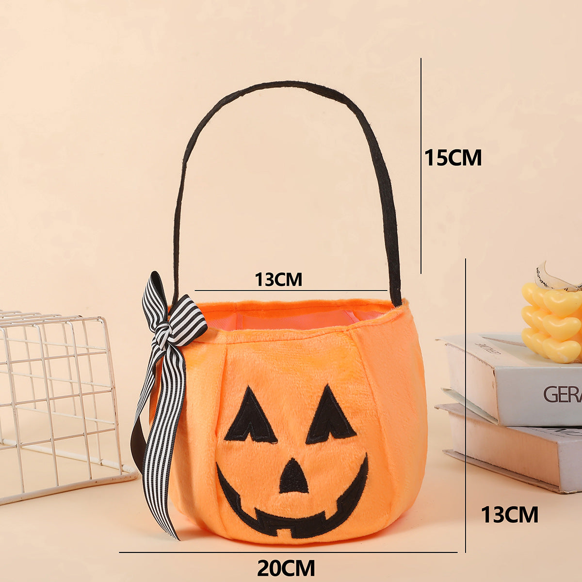 Halloween Handheld Bow Embroidered Candy Bag