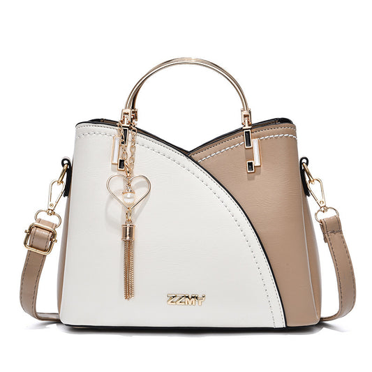 Trendy Handbag Korean Style Color Block Large Capacity