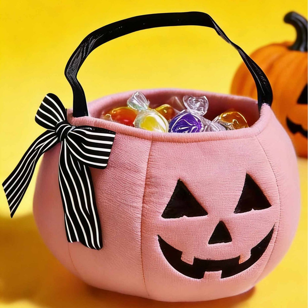 Halloween Handheld Bow Embroidered Candy Bag