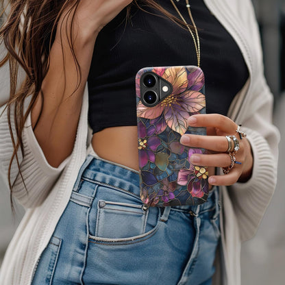 for Iphone 17 Case Cute, Preppy Trendy Floral Design