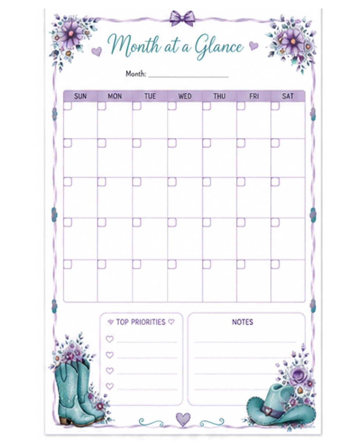 The Moonlit Cow Planner