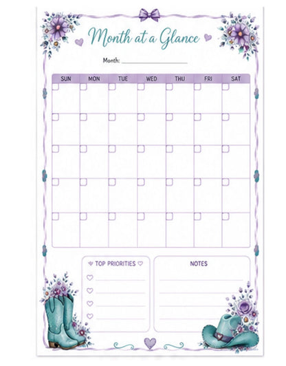 The Moonlit Cow Planner