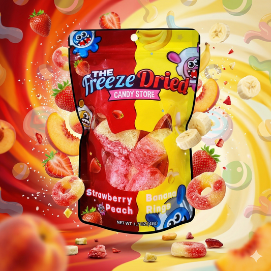 Strawberry Banana Peach Rings: Single