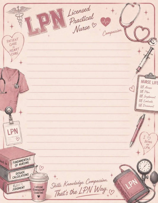 LPN Doodle Paper Digital product