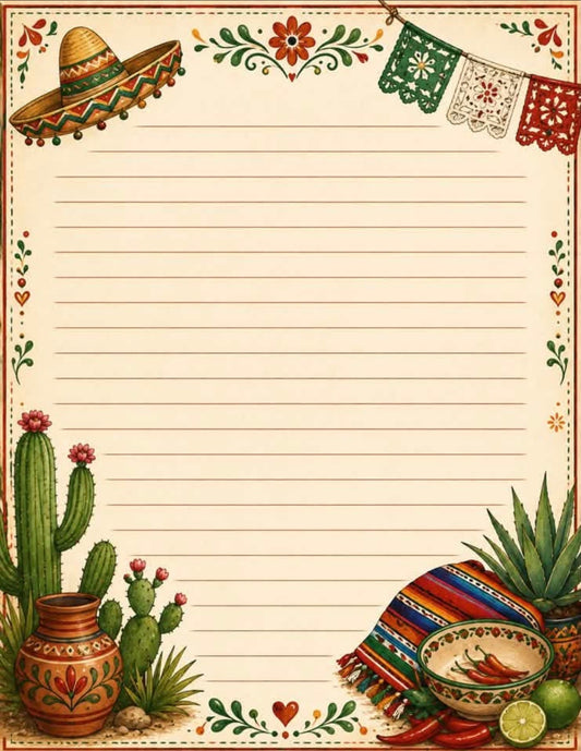 Cinco De Mayo Journal Pages Digital product